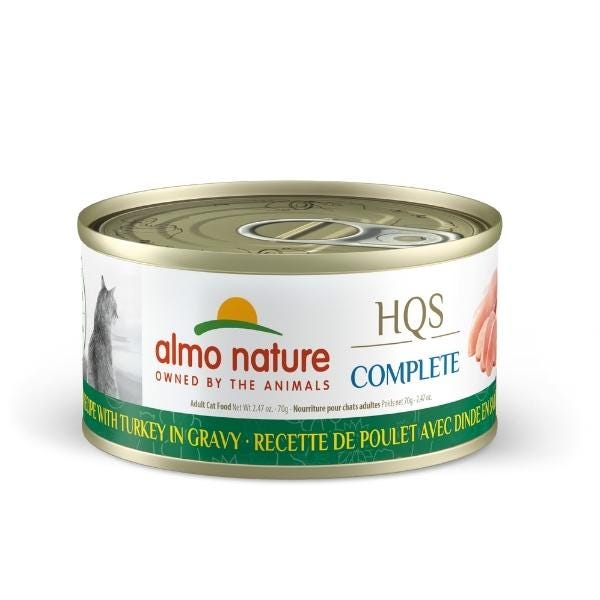 Almo Nature HQS Complete - Chicken with Turkey in Gravy - Wet Cat Food