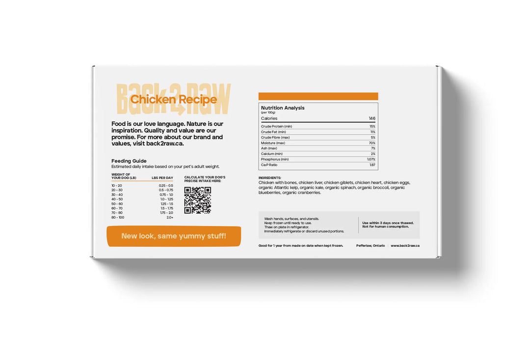 Back2Raw Complete Chicken Recipe (12LB Box)