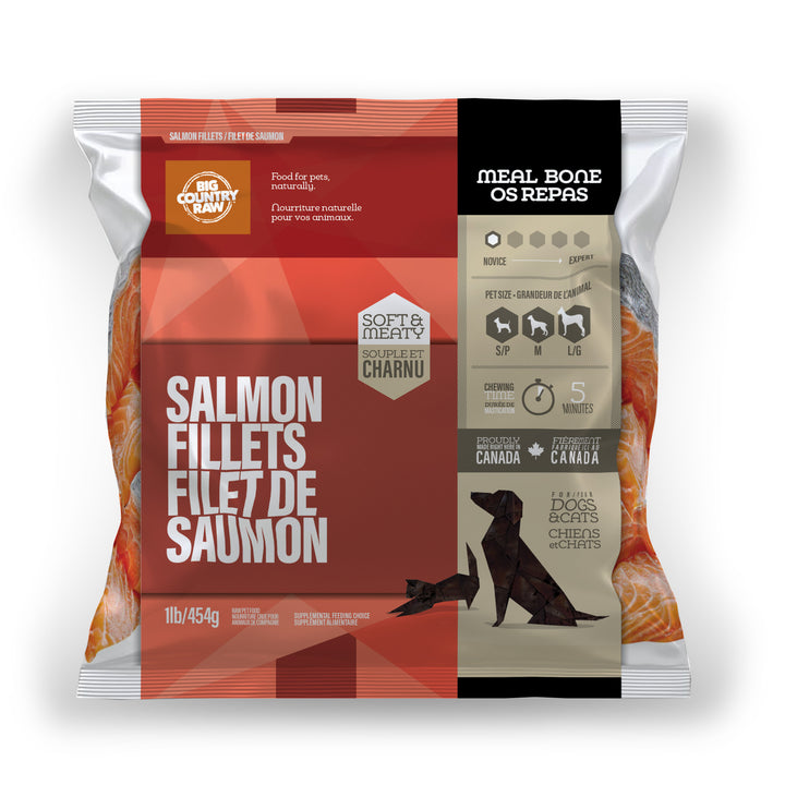 Big Country Raw Salmon Fillets- 1 LB