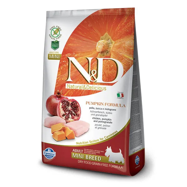 Farmina N&D Pumpkin Chicken & Pomegranate Mini Adult Dog Food