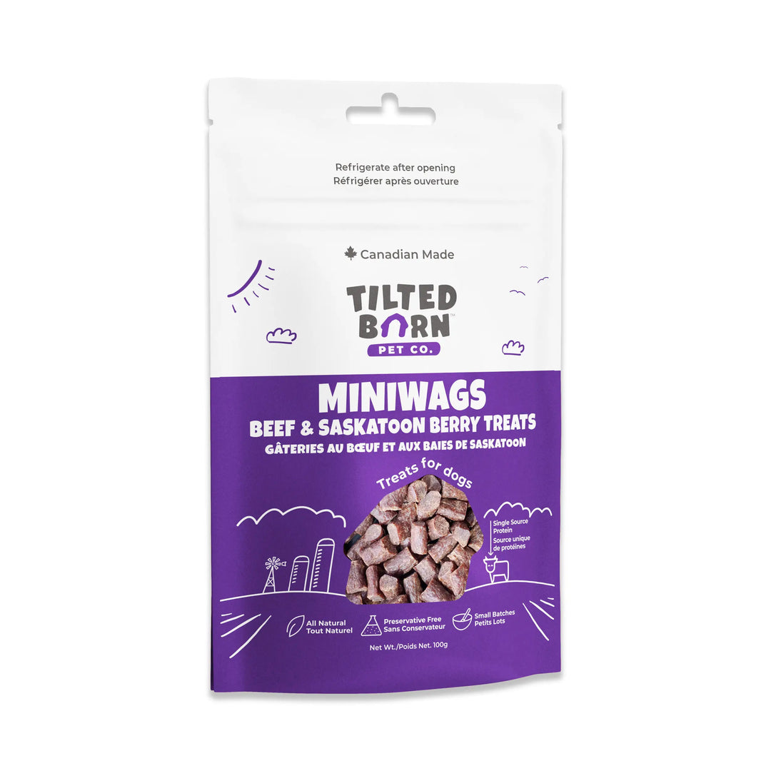 Tilted Barn Canadian Beef & Saskatoon Berry MiniWags