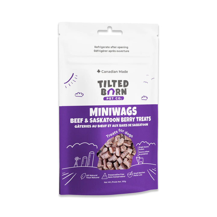 Tilted Barn Canadian Beef & Saskatoon Berry MiniWags