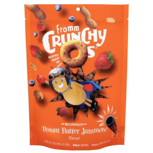 Fromm Crunchy Os Dog Treats - Peanut Butter Jammers