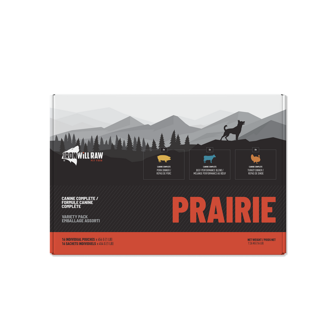 Iron Will Canine Complete Prairie Variety Pack (16LB)