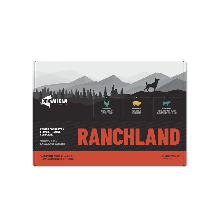 Iron Will Canine Complete Ranchland Variety Pack (16LB)