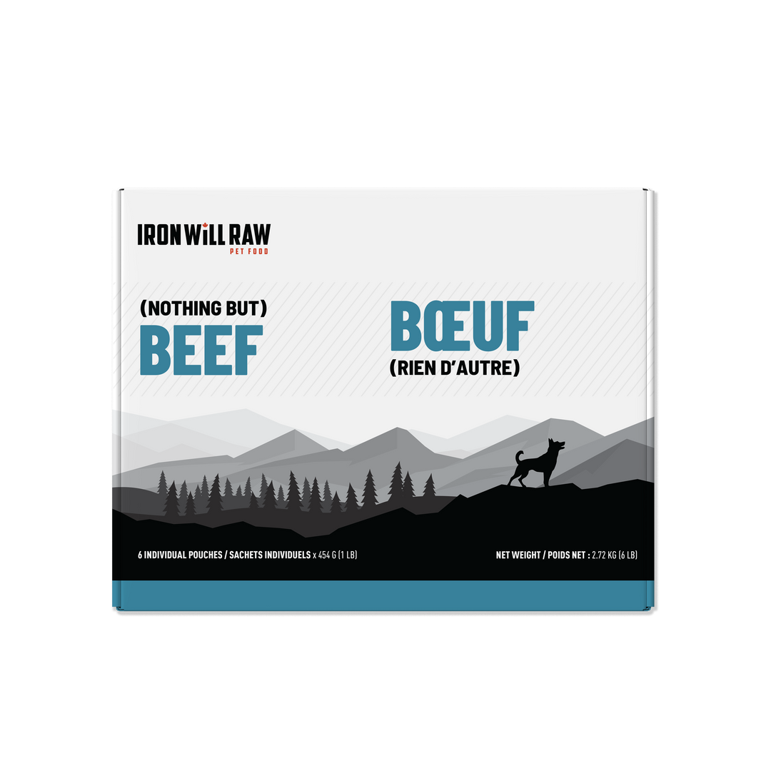 Iron Will Nothing But Beef Raw Dog Food