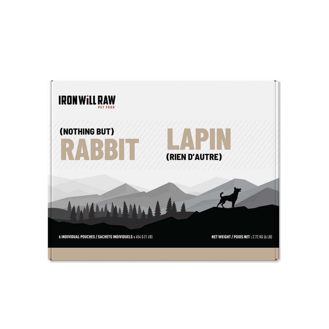 Iron Will Nothing But Rabbit Raw Dog Food