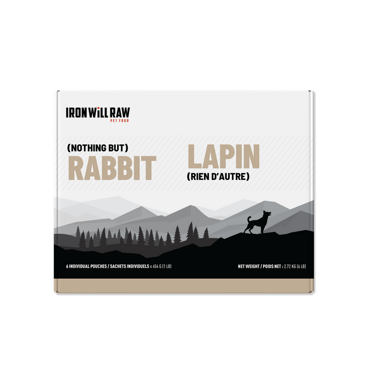 Iron Will Nothing But Rabbit Raw Dog Food