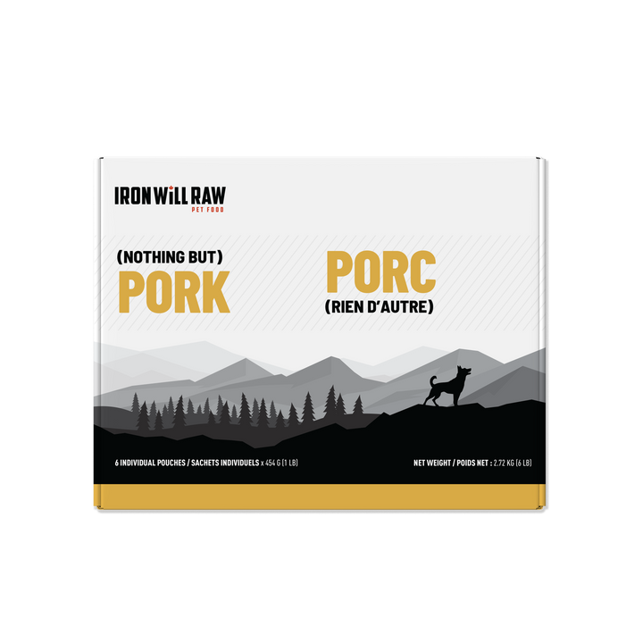 Iron Will Nothing But Pork Raw Dog Food