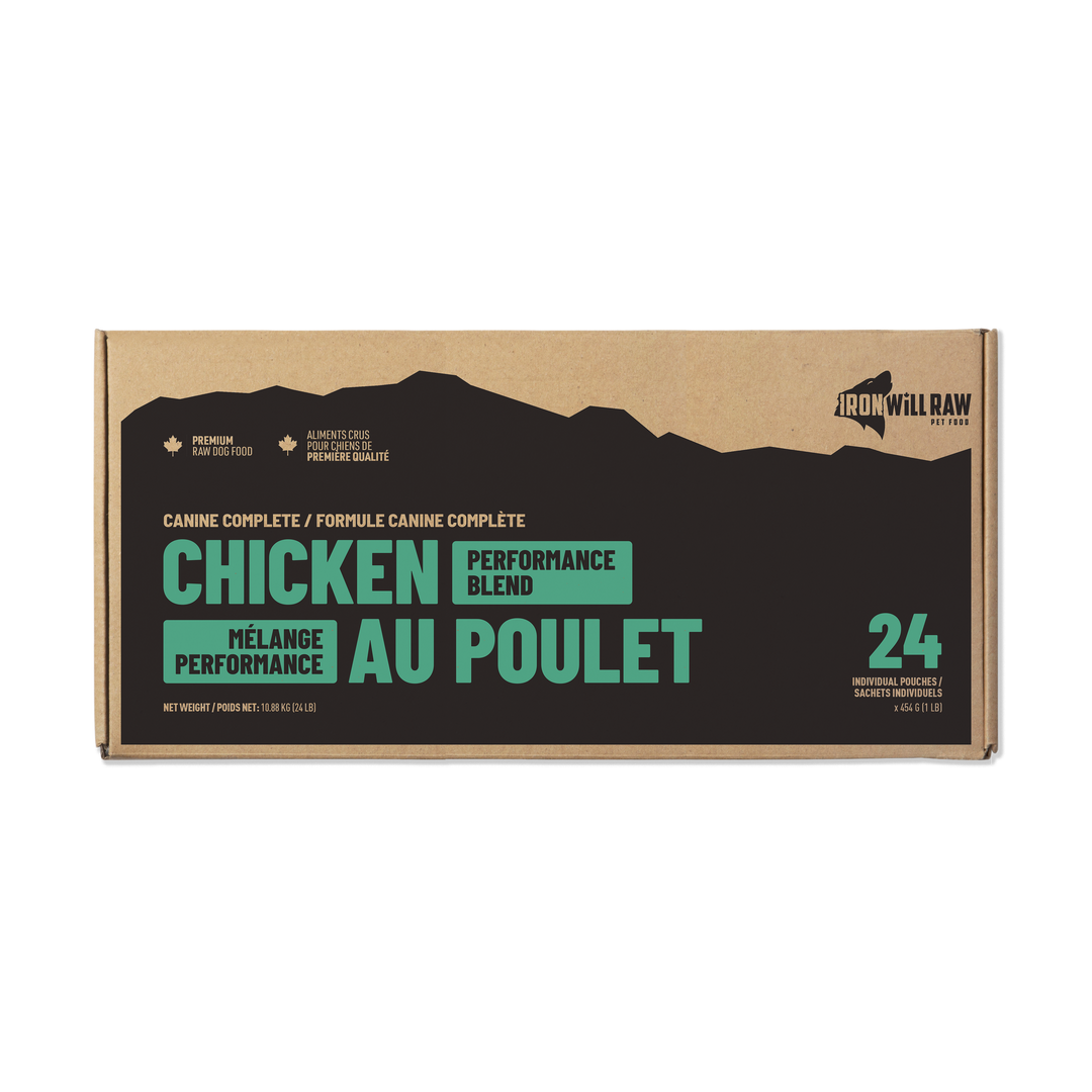 Iron Will Chicken Performance Blend Raw Dog Food