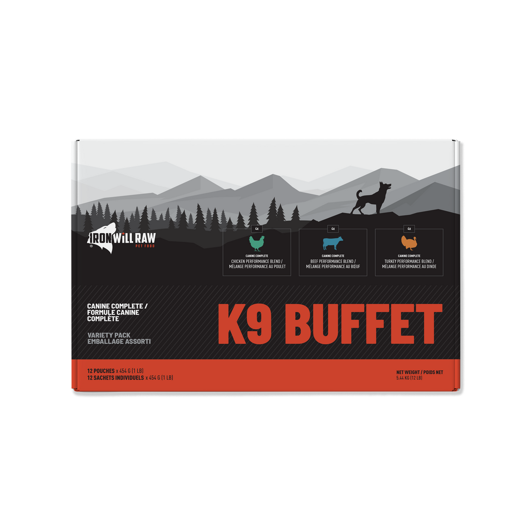 Iron Will Canine Complete K9 Buffet Variety Pack (12LB)