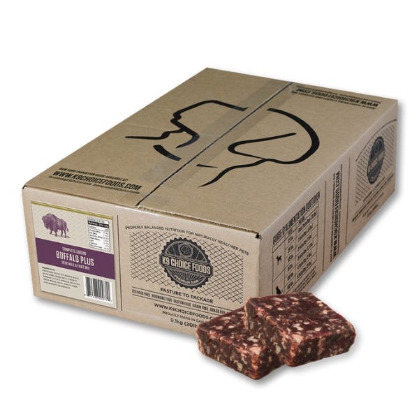 K9 Choice Foods Complete Raw Dog Food - Buffalo Plus