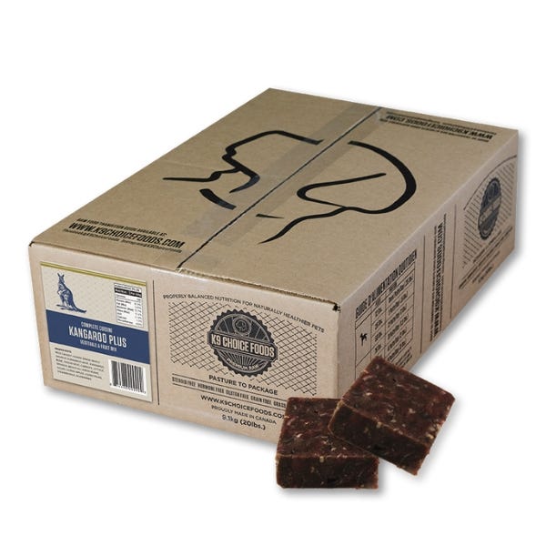 K9 Choice Foods Complete Raw Dog Food - Kangaroo Plus