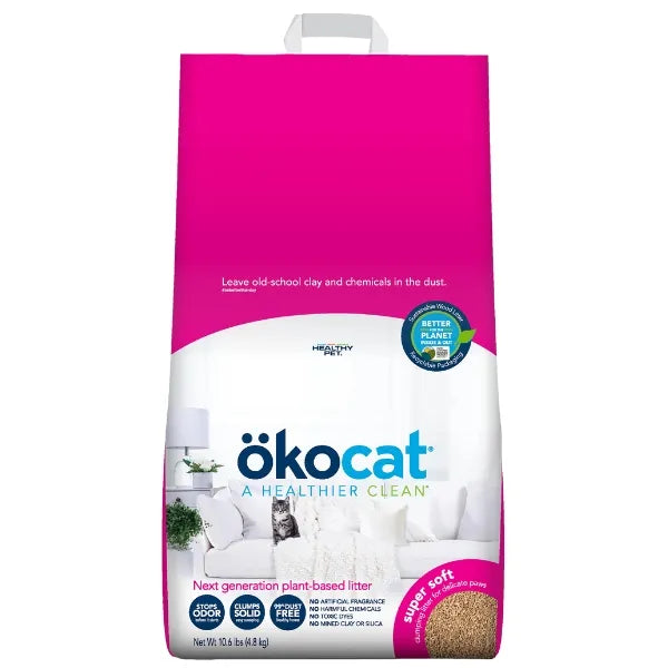 Okocat Super Soft Clumping Wood Cat Litter