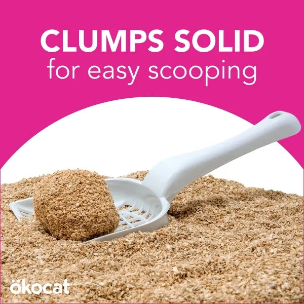 Okocat Super Soft Clumping Wood Cat Litter