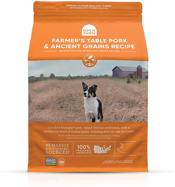 Open Farm Ancient Grains Pork Dog Food