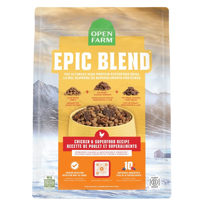 Open Farm Epic Blend Chicken & Superfood Recipe