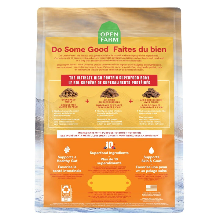 Open Farm Epic Blend Chicken & Superfood Recipe