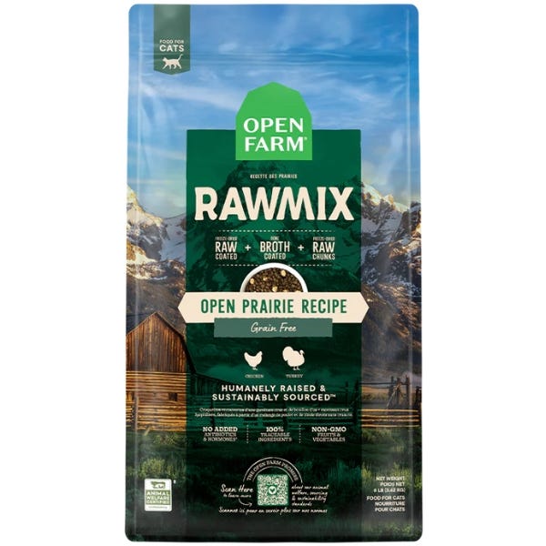 Open Farm RawMix Open Prairie Grain-Free Cat Food