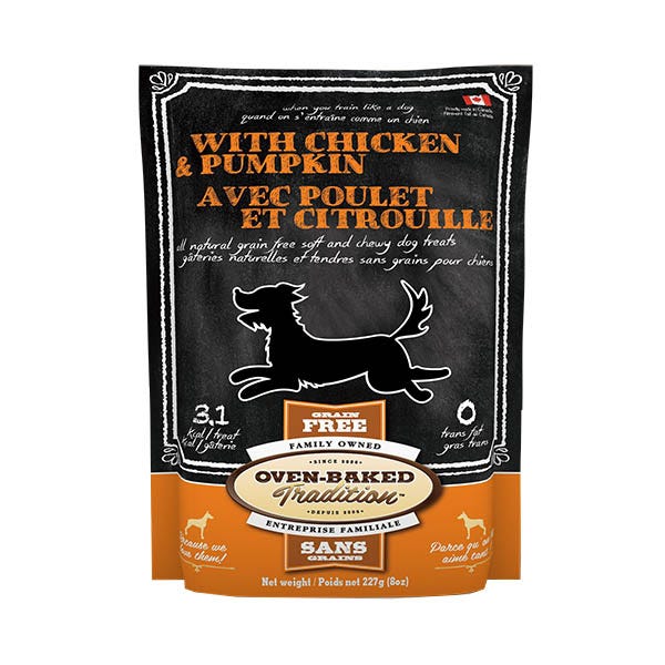 Oven-Baked Tradition Chicken and Pumpkin Dog Treats
