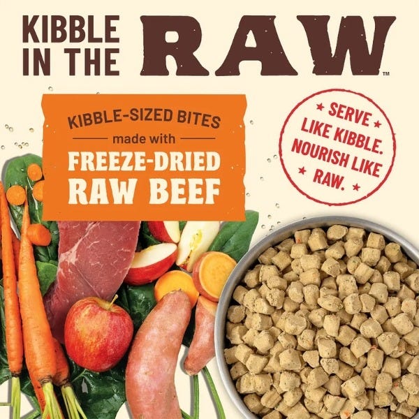 Primal Kibble In The Raw Dog Food - Beef Recipe