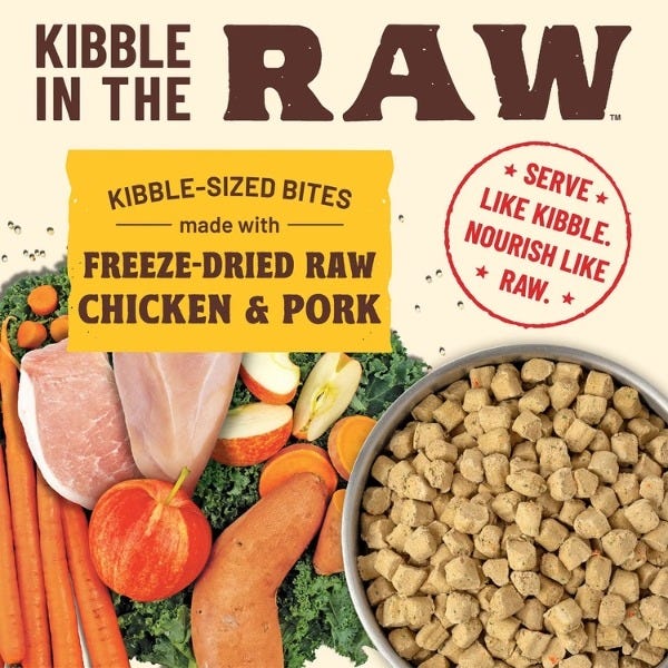 Primal Kibble In The Raw Puppy Food - Chicken & Pork Recipe