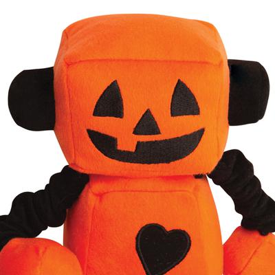 Snugarooz Halloween Jack O Bot Dog Toy