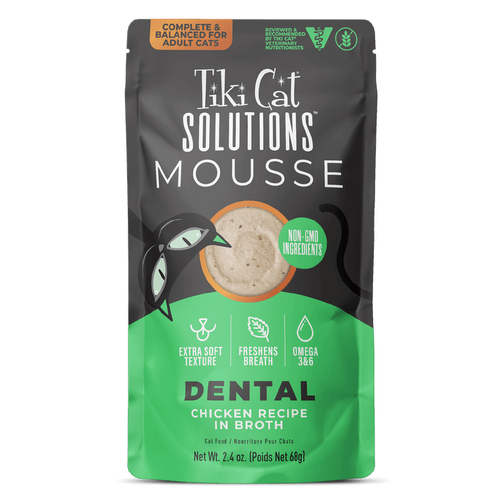 Tiki Cat Solutions Mousse - Dental Chicken - Wet Cat Food