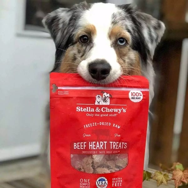 Stella & Chewy's Single Ingredient Beef Heart Dog Treats