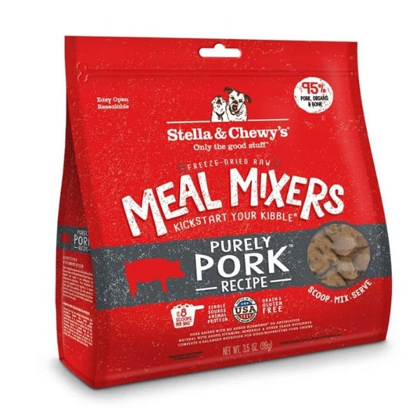 Stella & Chewy's Meal Mixers Purely Pork For Dogs