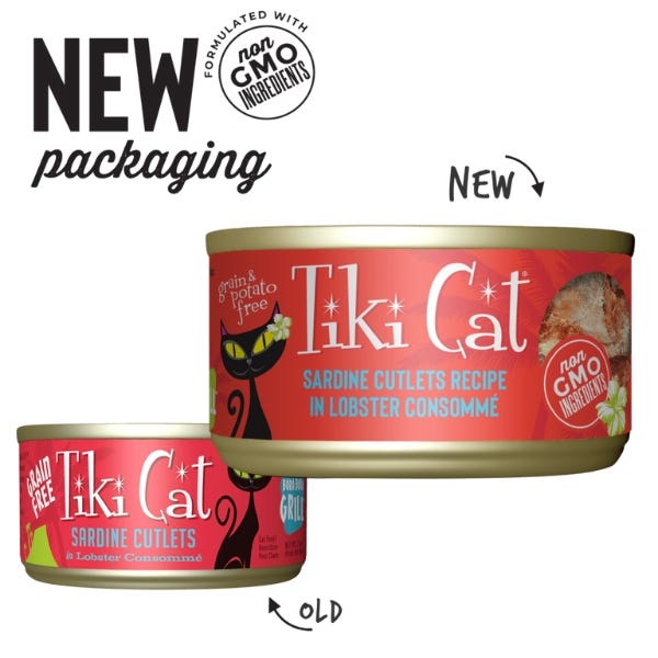 Tiki Cat Grill Sardine Cutlets in Lobster Consomme - Wet Cat Food