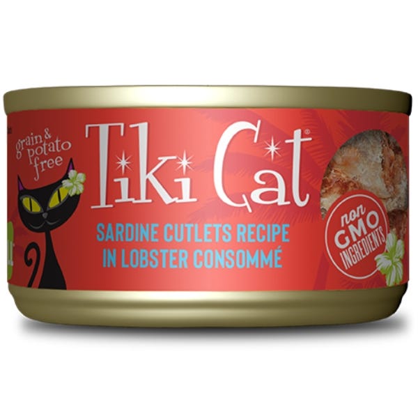 Tiki Cat Grill Sardine Cutlets in Lobster Consomme - Wet Cat Food