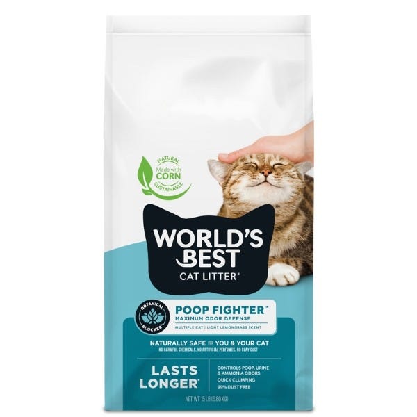 World's Best Cat Litter - Poop Fighter