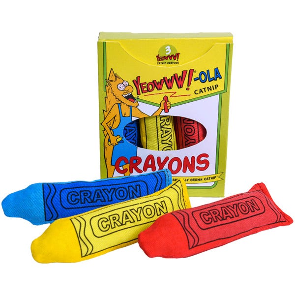 Yeowww Crayon Catnip Cat Toy