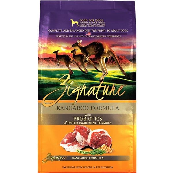 Zignature Limited Ingredient Kangaroo Formula Dog Food