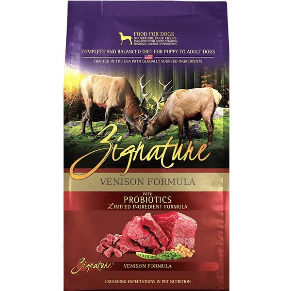Zignature Limited Ingredient Venison Formula Dog Food