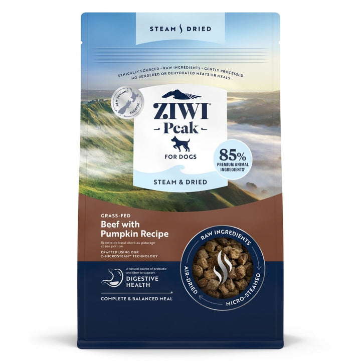 ZIWI Peak Steam and Dried Beef with Pumpkin Dog Food