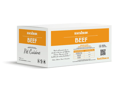 Back2Raw Complete Beef Recipe (12LB Box)