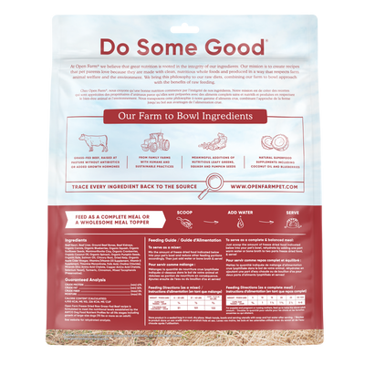 Open Farm Freeze-Dried Grass-Fed Beef Dog Food