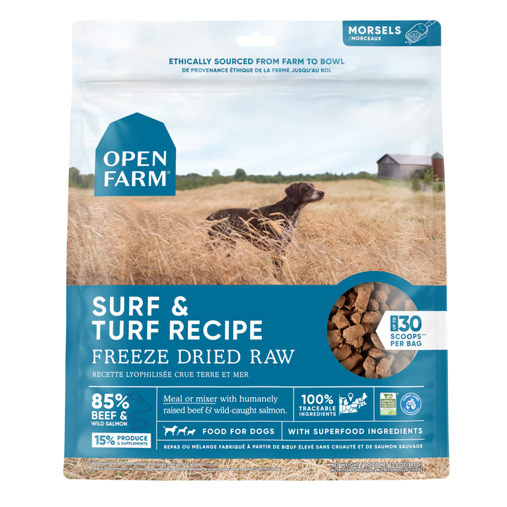 Open Farm Freeze-Dried Surf & Turf Dog Food