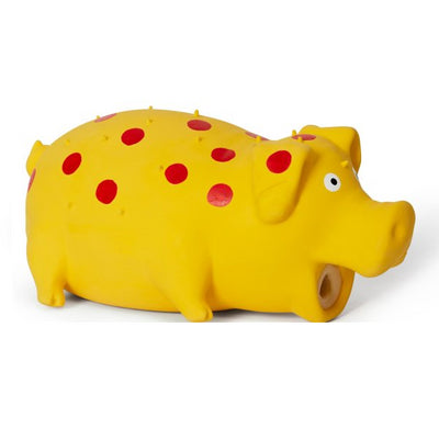 BuD'z - Spotted Pig Squeaker Latex Toy