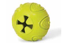 BuD'z - Rubber Ball with Treat Hole Dog Toy