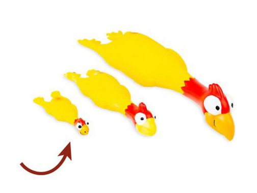 BuD'z - Chicken Squeaker Latex Toy