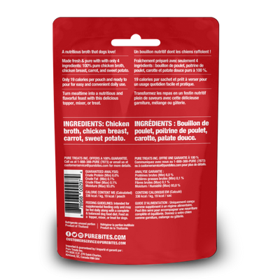 PureBites Chicken & Vegetables Dog Broth