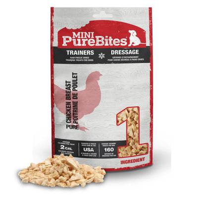Mini-PureBites Raw Freeze Dried Trainers Treats - Chicken