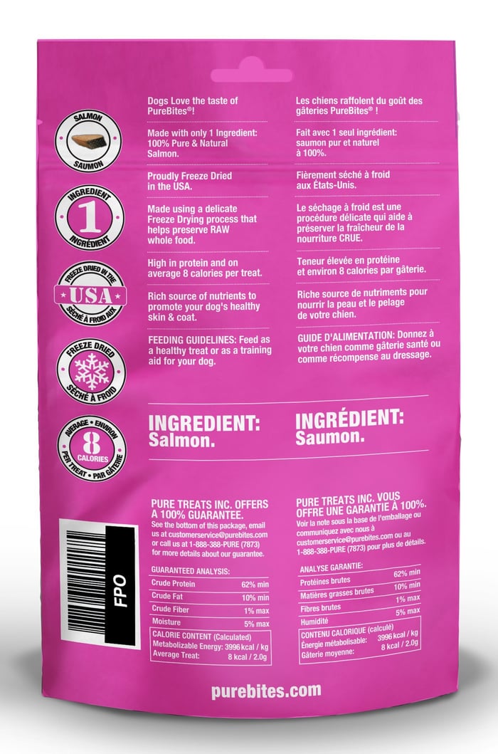 PureBites Salmon Dog Treats