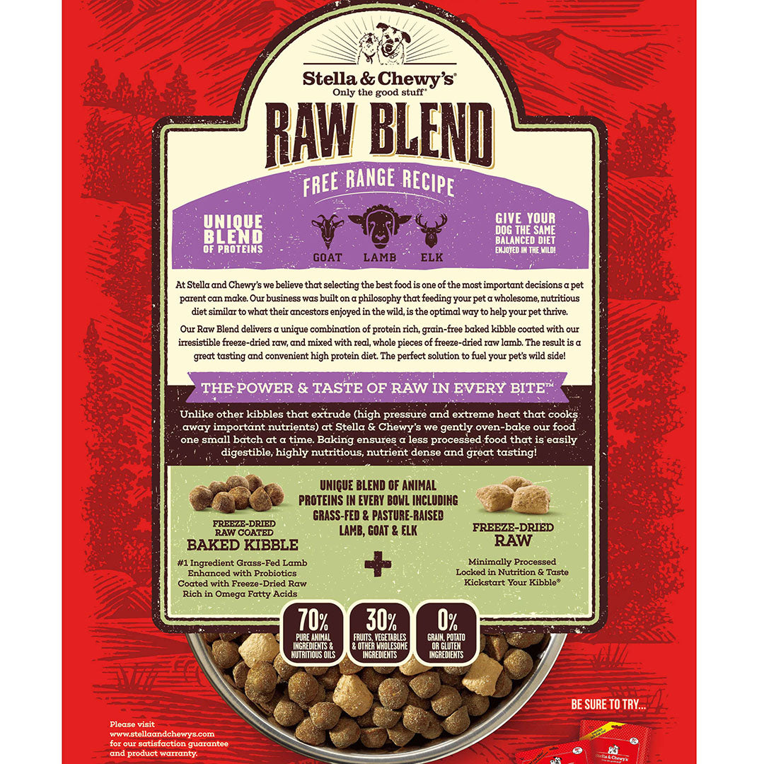 Stella & Chewy's Raw Blend Free Range Recipe Dog Food