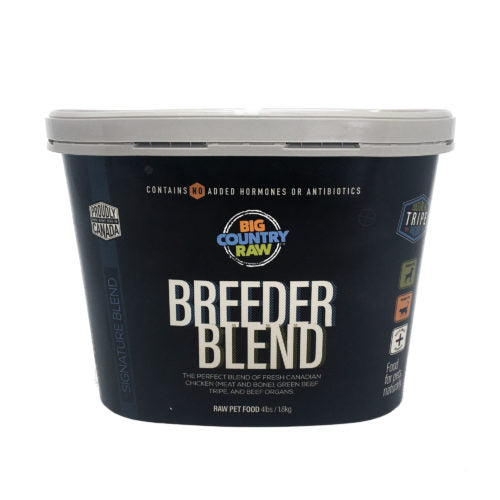 Big Country Raw Breeder Blend Tub Raw Dog Food