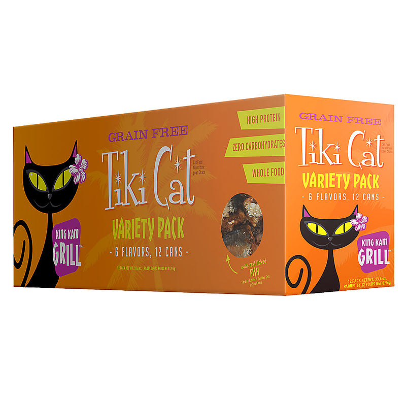 Tiki Cat Grill Variety Pack (12 Cans)