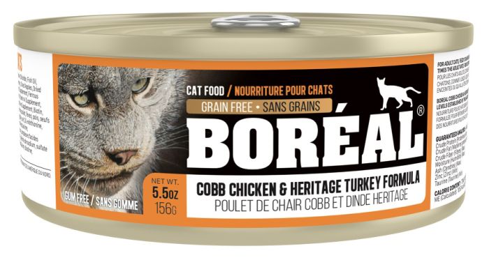 BOREAL Cobb Chicken and Heritage Turkey Wet Cat Food